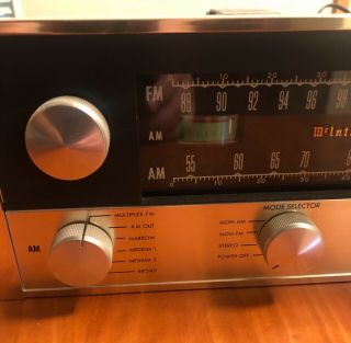 mcintosh mr - 66 am fm stereo tube tuner with the rare MA - 6 multiplex adapter 2