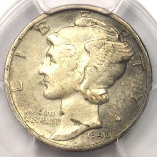 1942/1 - D Mercury Dime 10c - Pcgs Xf Details (ef) - Rare Overdate Variety Coin