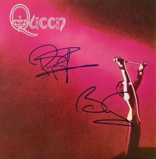 Rare - Brian May/ Roger Taylor (queen) Signed 2011 Queen Remastered Album