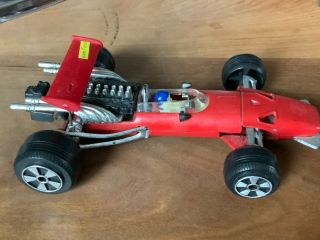 Rare Vintage Toy Formula F1 Die Cast Metal Race Car Ferrari No.  7509 Japan