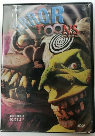 Terror Toons (dvd,  2002) Comedy Horror By Joe Castro,  Brain Damage Film Rare Oop