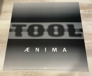Tool " Aenima " Promo Poster Flat 12 " X 12 " Rare 1996 Volcano 2 - Sided