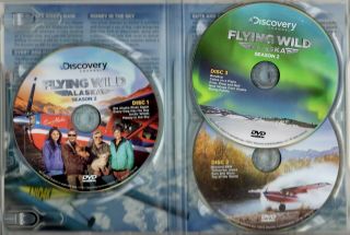 Flying Wild Alaska Season 2 (DVD,  2012,  3 - Disc Set) RARE Discovery Channel 3