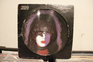 Paul Stanley Kiss Solo Album 1978 Rare Picture Disc Records Vinyl