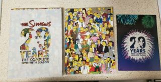 The Simpsons - Complete Twentieth Season Dvd Rare Has Slip - Cover,  Book.