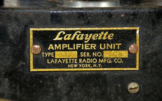 RARE VTG (1930s) Lafayette Type 264A Wide Range Tube Amplifier w/ 6L6 Tubes 5