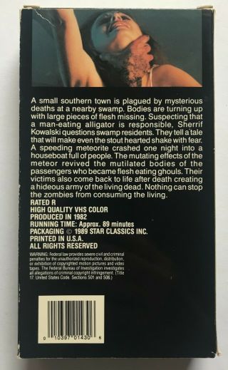 The Alien Dead VHS Star Classics Fred Olen Ray Horror Cult RARE NTSC 2