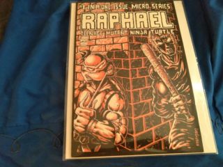 Raphael Teenage Mutant Ninja Turtles 1 1st Print Rare Raphael 1 Nm - To Nm