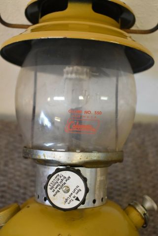 RARE Coleman Gold Bond Lantern 200a dated 2 73 6