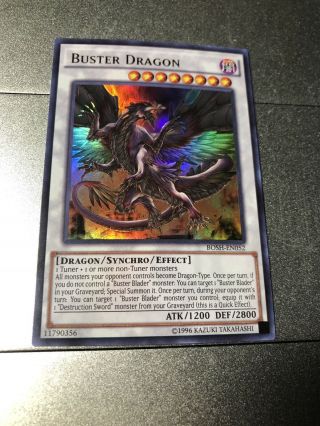 Buster Dragon - Bosh - En052 Ultra Rare Nm Unlimited Yugioh