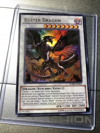 Buster Dragon - BOSH - EN052 Ultra Rare NM Unlimited Yugioh 2