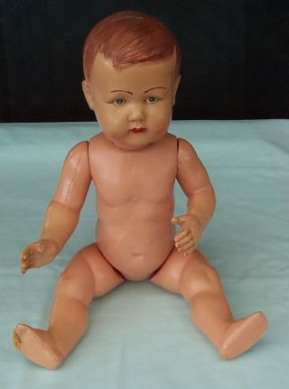Vintage Palitoy Celluloid Boy Doll Toy C1930 