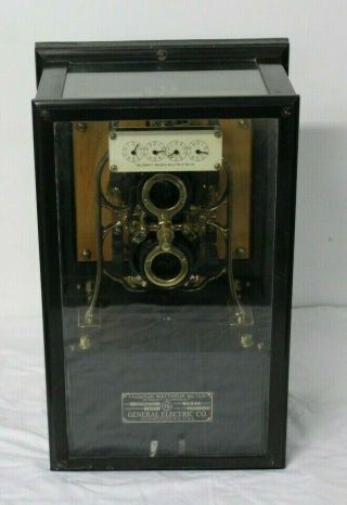 Rare Antique Ge General Electric Thompson Brass Direct Current Watt Hour Meter