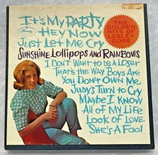 Rare The Golden Hits Of Lesley Gore Reel Tape Guaranteed 3 - 3/4ips Near