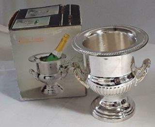 Vintage Silver Plated Large Wine / Champagne Cooler Ice Bucket
