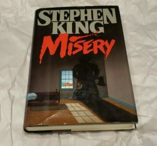 Stephen King Misery True First Edition First Print Hc Dj 1987 Rare