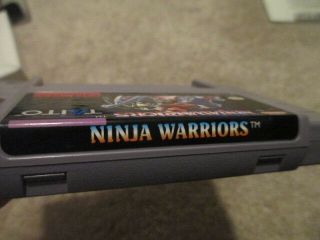 Ninja Warriors (Nintendo SNES) Complete CIB - RARE 6