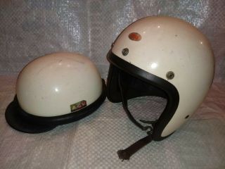 Rare Vintage Bell Snell Toptex Open Face Motorcycle Helmet,  Italy Agv Valenza