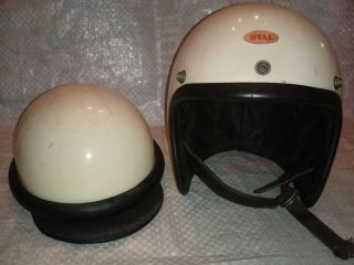 Rare Vintage BELL SNELL TOPTEX Open Face Motorcycle Helmet,  Italy AGV VALENZA 2