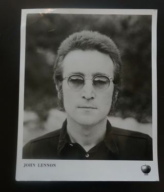 John Lennon Apple Records Publicity Photo - Very Rare