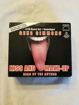 Htf Rare Gene Simmons Kiss And Make - Up 8 Cd Boxed Set Audiobook
