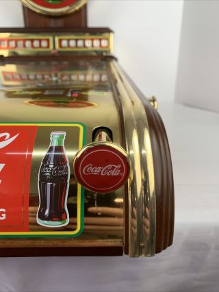Rare Franklin Deluxe Edition Coca Cola Collector’s Coke Pinball Machine 4