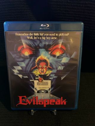 Evilspeak (1981) Blu - Ray,  Scream Factory,  Like,  Rare & Oop