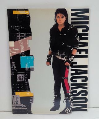 Michael Jackson Tour Souvenir Program 1988 Htf Rare - Mw