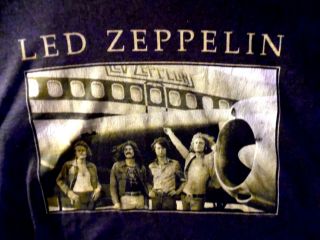 VINTAGE 1970 ' s LED ZEPPELIN Shirt By BRAVADO (Size L) VERY RARE 2