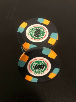200 Casino De Isthmus City Top Hat And Cane Paulson $100 Poker Chip Rare