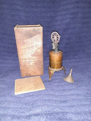 Antique Rare Weeden Upright No.  15 Vertical Steam Engine Copper Boiler Toy