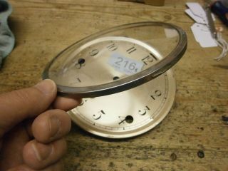 Clock Dial,  Bezel & Convex Glass For A Westminster Chime Door Parts Spares