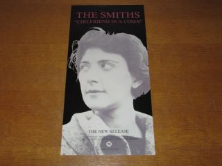 The Smiths - Girlfriend In A Coma 1987 Uk Promo Poster - Rare Grey Version