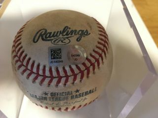 Albert Pujols Game Ball Career Hit 3088 MLB Authenticated Rare 3000 Hit 2