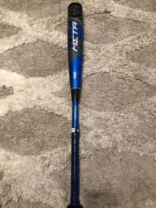 Rare 2020 Louisville Slugger Meta Prime Bbcor 31/28 Oz Baseball Bat Hs Approved