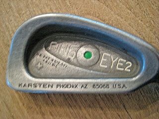 Rare Ping Eye 2 Green 1 Driving Iron W/ping Kt Shaft - 43 " Length