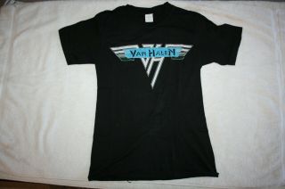 Van Halen Concert Tour T - Shirt Black Mens Shirt M Rare Concert Shirt