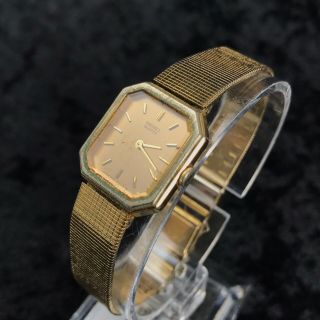 Vintage Seiko Ladies Gold Tone Watch Order Battery