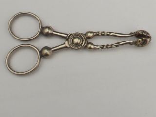 A Vintage Silver Plated Sugar Tongs