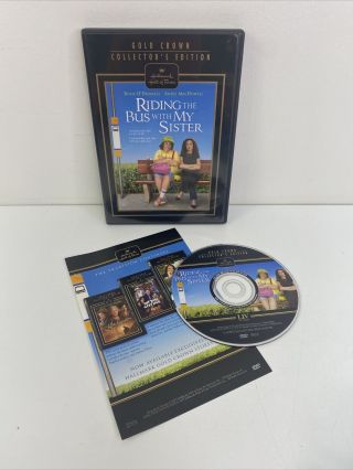 Riding The Bus With My Sister - Hallmark Gold Crown Dvd Rosie O’donnell Rare Oop