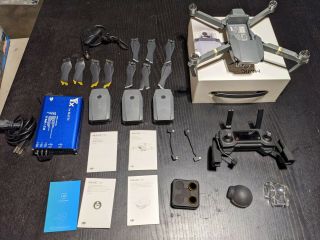 Dji Mavic Pro With Remote And 3 Batteries, .  Rarely