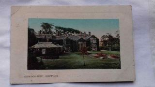 Antique Postcard,  Hopwood Hall,  Middleton,  Rochdale,  Manchester,  1909,  Blackpool