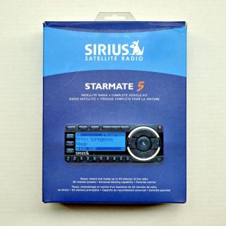 Sirius Starmate 5 St5tk1c Satellite Radio Vehicle Rare W/vehicle Kit