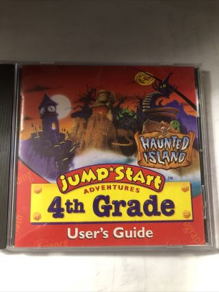 Jump Start Adventures Haunted Island Cd 4th Grade Rare