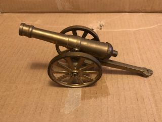Vintage Brass Cannon 4 1/2 " Barrel