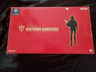 Nintendo Gamecube Char Limited Edition Console Cib Rare Gundam