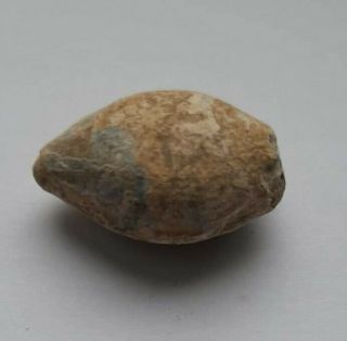 Rare Ancient Roman Lead Sling Bullet From Slingshot British Find 100 - 400 Ad 27g.