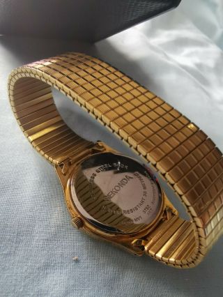 Sekonda Ladies Gold Plated Expander Bracelet watch With Gift Box 2