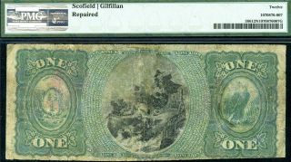 HGR SATURDAY 1875 $1 LONDON Connecticut ( (RARE 6 Known))  PMG FINE - 12 2
