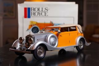 Rare Complete Vintage Pocher 1934 Rolls Royce Torpedo Phantom Ii 1/8 Model Kit